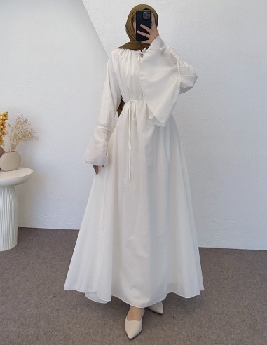 530 Gold Detay Elbise KAHVERENGİ