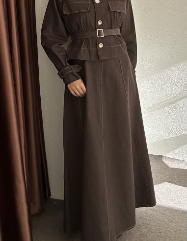 26133 Oversize Tüylü Kaban SİYAH